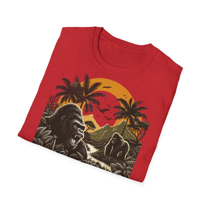 African Jungle Theme Unisex Softstyle T-Shirt