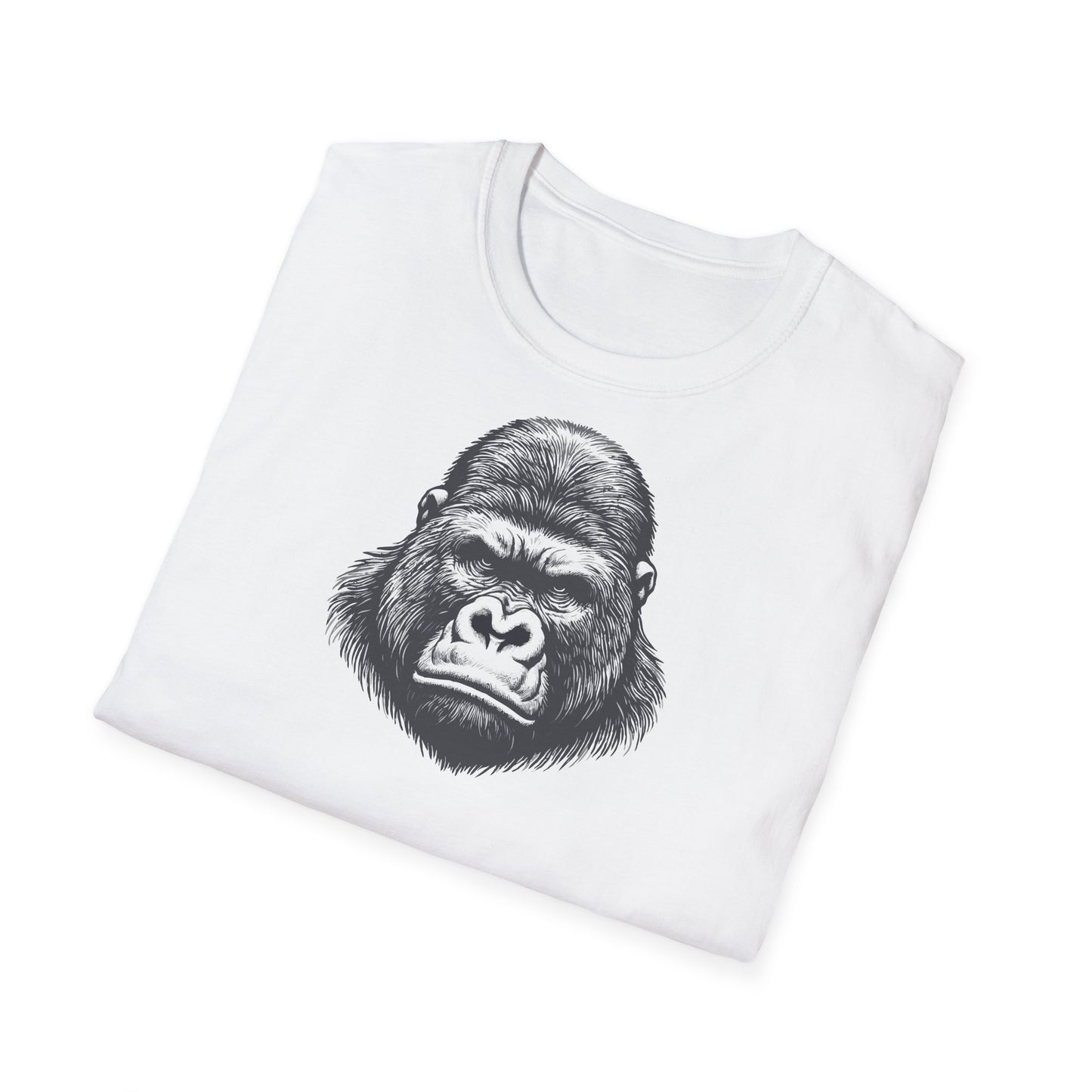 Gorilla Head Unisex Softstyle T-Shirt