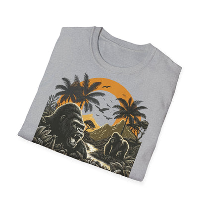 African Jungle Theme Unisex Softstyle T-Shirt