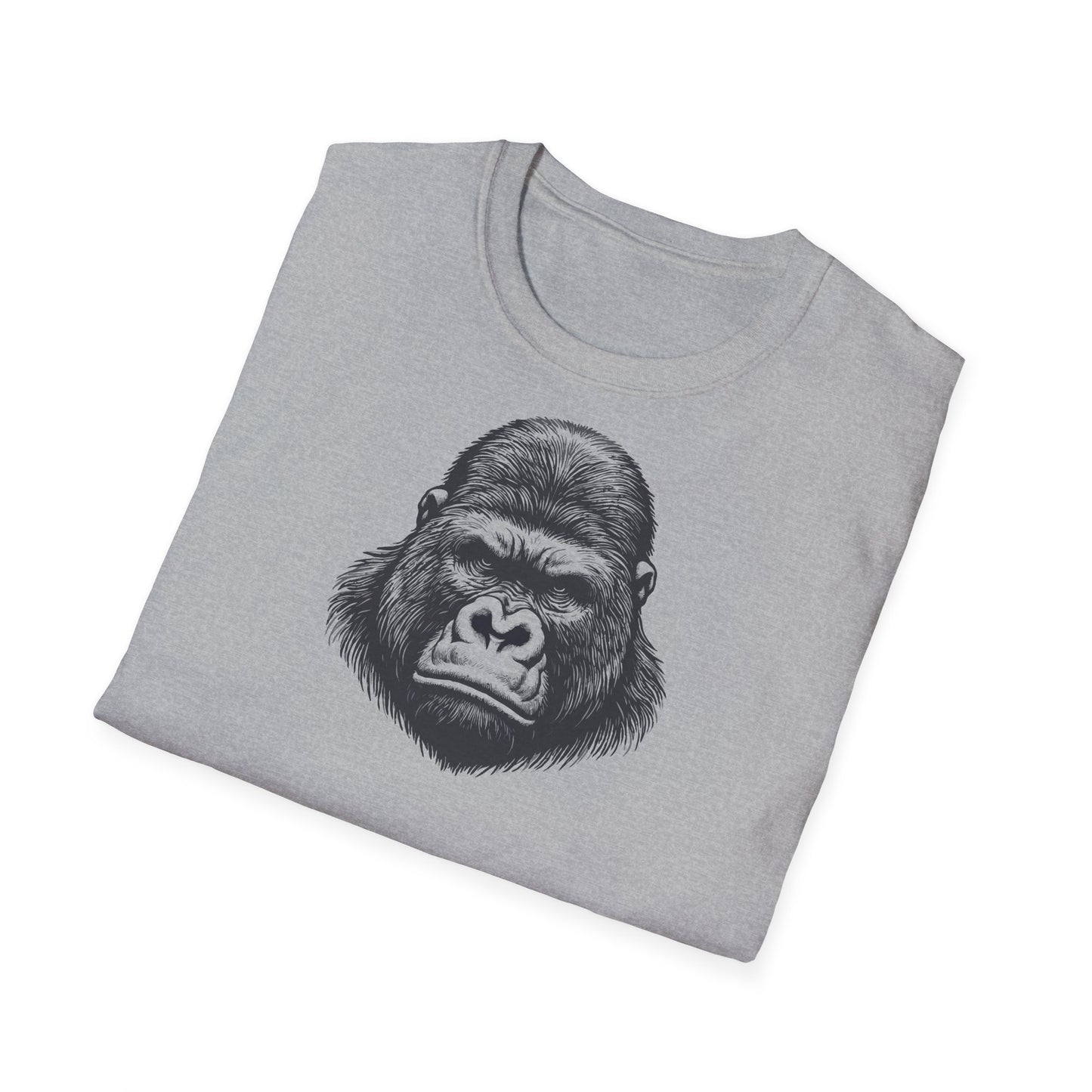 Gorilla Head Unisex Softstyle T-Shirt