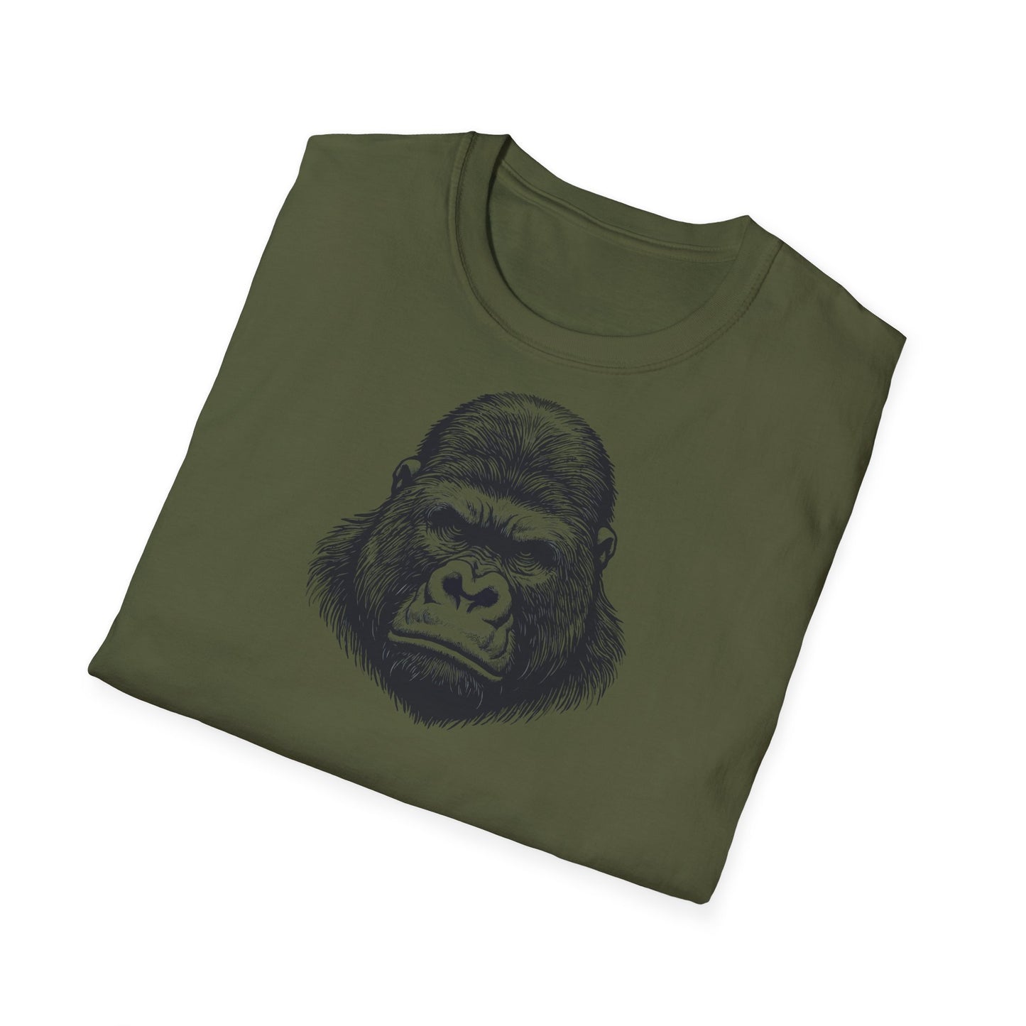 Gorilla Head Unisex Softstyle T-Shirt