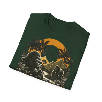 African Jungle Theme Unisex Softstyle T-Shirt